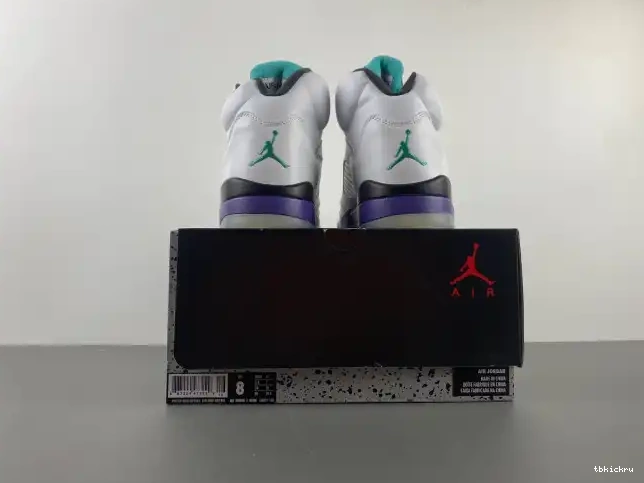 Cheap TBkick Air 5 Jordan Grape 136027-108 Retro (2013) 0607